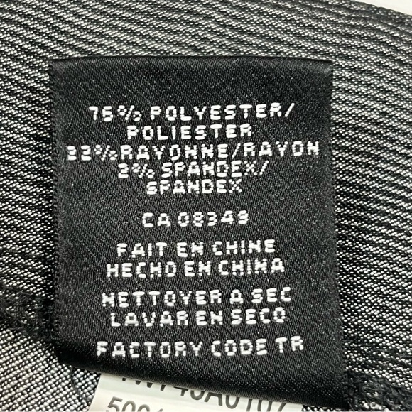 Nine West Gray Pinstriped Suit Trousers 8 - Picture 6 of 9